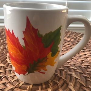 Royal Norfolk Autumn/Fall Maple Leaves Coffee Mug